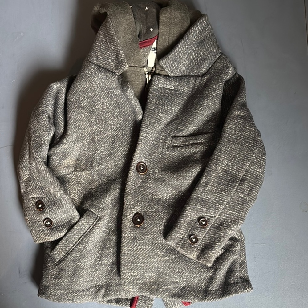 OshKosh B'gosh Charcoal Pea Coat for Kids